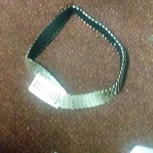Metal faux Snake skin belt